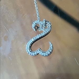 Open heart necklace